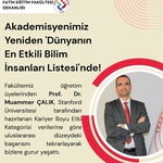 Akademisyenimize Tebrik